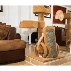 Royal Cat Boutique NANI-2 41-in Carpet Cat Tree, Neutral 17 Royal Cat Boutique NANI-2 41-in Carpet Cat Tree, Neutral -Almo nature Sales 284942 PT7. AC SS1800 V1618963654