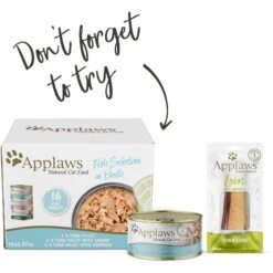 Applaws Puree Variety Pack Grain-Free Lickable Cat Treats, 8 Count, 0.25oz Pouch, Case Of 10 14 Applaws Puree Variety Pack Grain-Free Lickable Cat Treats, 8 Count, 0.25oz Pouch, Case Of 10 -Almo nature Sales 286477 PT5. AC SS1800 V1658157019