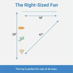 Frisco Holiday Hanukkah Teaser Cat Toy With Catnip, 2 Count 8 Frisco Holiday Hanukkah Teaser Cat Toy With Catnip, 2 Count -Almo nature Sales 287277 PT2. AC SS1800 V1637704366