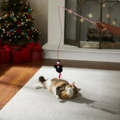 Disney Holiday Mickey & Minnie Mouse Interchangeable Teaser Wand Cat Toy With Catnip 7 Disney Holiday Mickey & Minnie Mouse Interchangeable Teaser Wand Cat Toy With Catnip -Almo nature Sales 287399 PT3. AC SS1800 V1632187412