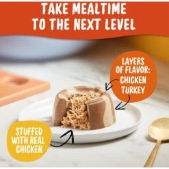 Meow Mix Tasty Layers Chicken & Turkey Recipe Stuffed With Real Chicken Swirled Paté Cat Food, 2.75-oz Can, Case Of 12 14 Meow Mix Tasty Layers Chicken & Turkey Recipe Stuffed With Real Chicken Swirled Paté Cat Food, 2.75-oz Can, Case Of 12 -Almo nature Sales 292098 PT3. AC SS1800 V1670620172