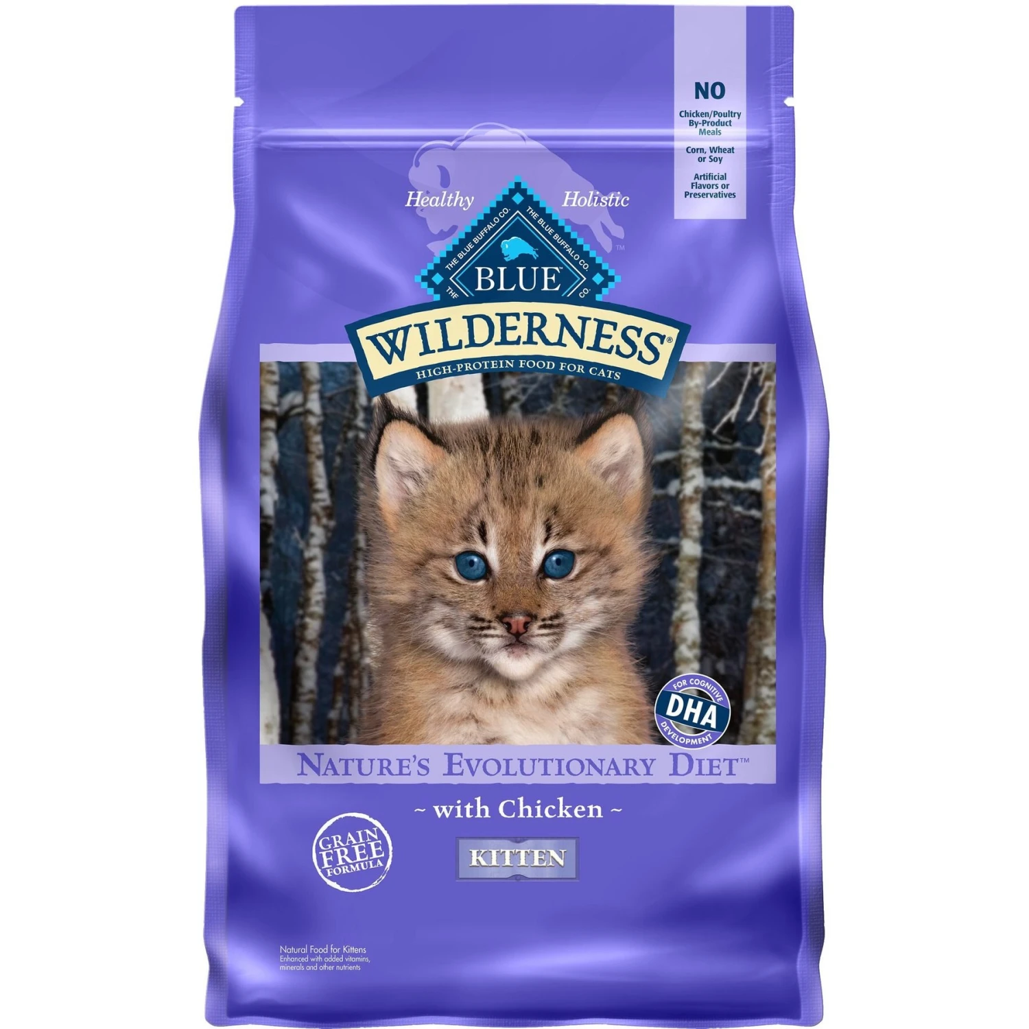 Blue Buffalo Wilderness High Protein Natural Grain-Free Chicken Kitten Dry Cat Food & Fancy Feast Tender Feast Variety Pack Canned Kitten Food 8 Blue Buffalo Wilderness High Protein Natural Grain-Free Chicken Kitten Dry Cat Food & Fancy Feast Tender Feast Variety Pack Canned Kitten Food - Image 6