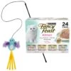 Fancy Feast Tender Feast Variety Pack Canned Kitten Food & Frisco Bird With Feathers Teaser Wand Cat Toy With Catnip -Almo nature Sales 292976 MAIN. AC SS1800 V1620007629