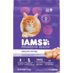 Iams ProActive Health Kitten Dry Cat Food & Fancy Feast Tender Feast Variety Pack Canned Kitten Food -Almo nature Sales 293254 PT5. AC SS1800 V1619988740