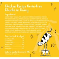 Tiny Tiger Chunks In Gravy Chicken Recipe Grain-Free Canned Cat Food & Fancy Feast Gravy Lovers Chicken Feast In Grilled Chicken Flavor Gravy Canned Cat Food -Almo nature Sales 293930 PT3. AC SS1800 V1678811411