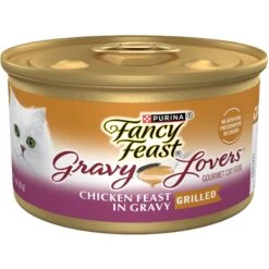 Tiny Tiger Chunks In Gravy Chicken Recipe Grain-Free Canned Cat Food & Fancy Feast Gravy Lovers Chicken Feast In Grilled Chicken Flavor Gravy Canned Cat Food -Almo nature Sales 293930 PT5. AC SS1800 V1678810239