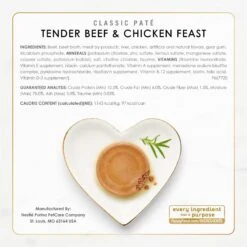 Tiny Tiger Pate Beef & Poultry Recipes Variety Pack Grain-Free Canned Cat Food & Fancy Feast Classic Poultry & Beef Pate Collection Feast Variety Pack Wet Cat Food -Almo nature Sales 293934 PT4. AC SS1800 V1692897357