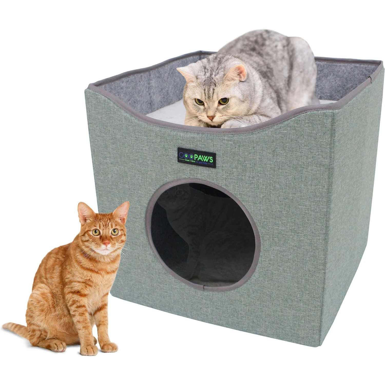 Jespet Foldable Cat Condo Bed 3 Jespet Foldable Cat Condo Bed
