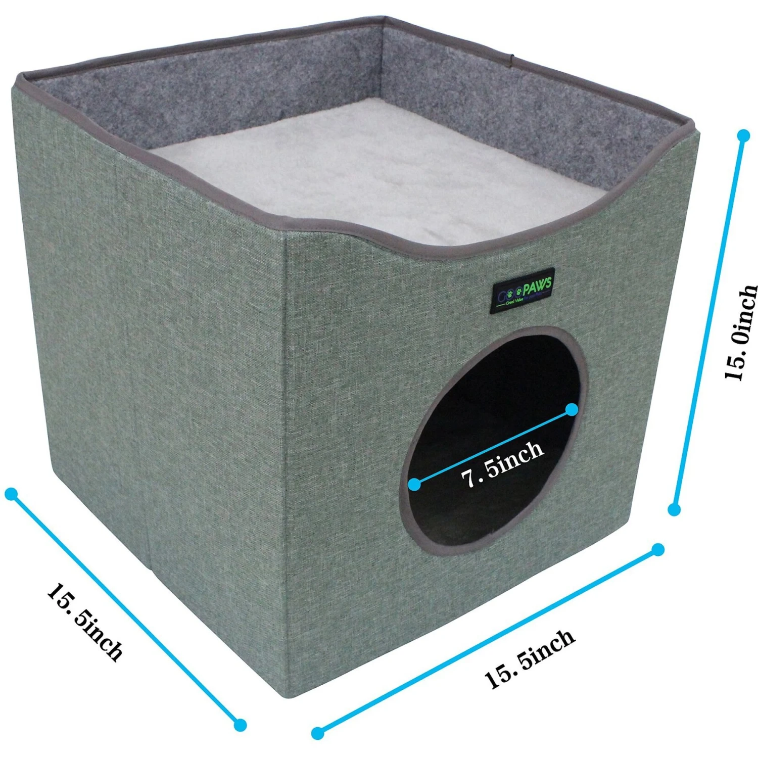 Jespet Foldable Cat Condo Bed 4 Jespet Foldable Cat Condo Bed - Image 2