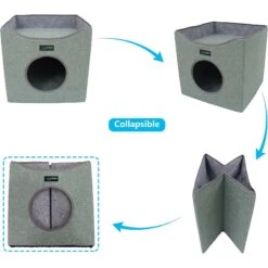 Jespet Foldable Cat Condo Bed 13 Jespet Foldable Cat Condo Bed -Almo nature Sales 296189 PT4. AC SS1800 V1620697332