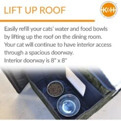 K&H Pet Products Unheated Two-Story Kitty House -Almo nature Sales 296502 PT2. AC SS1800 V1635440481