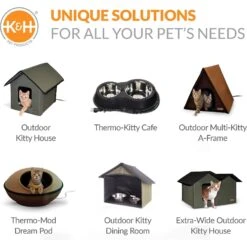 K&H Pet Products Unheated Two-Story Kitty House -Almo nature Sales 296502 PT7. AC SS1800 V1635475063