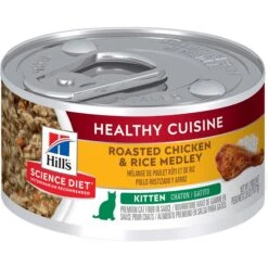 Hill's Science Diet Kitten Healthy Cuisine Tender Chicken & Rice Medley Canned Cat Food & Hill's Science Diet Indoor Kitten Dry Cat Food 10 Hill's Science Diet Kitten Healthy Cuisine Tender Chicken & Rice Medley Canned Cat Food & Hill's Science Diet Indoor Kitten Dry Cat Food -Almo nature Sales 298098 PT1. AC SS1800 V1693256185