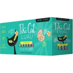 Tiki Cat Luau Variety Pack Grain-Free Canned Cat Food & Tiki Cat After Dark Variety Pack Canned Cat Food -Almo nature Sales 298542 PT1. AC SS1800 V1702499039