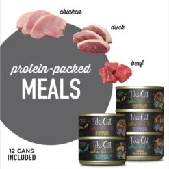 Tiki Cat Luau Variety Pack Grain-Free Canned Cat Food & Tiki Cat After Dark Variety Pack Canned Cat Food -Almo nature Sales 298542 PT7. AC SS1800 V1702499007