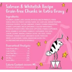 Tiny Tiger Chunks In EXTRA Gravy Salmon & Whitefish Recipe Grain-Free Canned Cat Food & Fancy Feast Gravy Lovers Salmon & Sole Feast In Seared Salmon Flavor Gravy Gourmet Wet Cat Food -Almo nature Sales 298566 PT3. AC SS1800 V1692897303