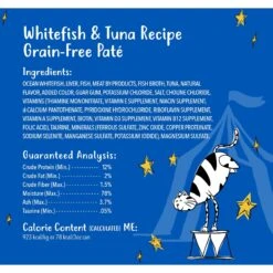 Tiny Tiger Pate Whitefish & Tuna Recipe Grain-Free Canned Cat Food & Fancy Feast Classic Ocean Whitefish & Tuna Feast Wet Cat Food -Almo nature Sales 298596 PT3. AC SS1800 V1675267370
