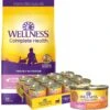Wellness Complete Health Kitten Chicken Entree Recipe Natural Canned Cat Food & Wellness Complete Health Natural Grain-Free Deboned Chicken & Chicken Meal Dry Kitten Food -Almo nature Sales 298660 MAIN. AC SS1800 V1669095018