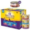 Wellness Seafood Pate Favorites Canned Cat Food, 3-oz, Case Of 24 & Wellness CORE Signature Selects Flaked Skipjack Tuna & Wild Salmon Entree In Broth Grain-Free Canned Cat Food -Almo nature Sales 298732 MAIN. AC SS1800 V1621296757