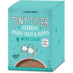 Tiny Tiger Lickables, Tuna & Shrimp Recipe, Bisque Cat Treat & Topper 17 Tiny Tiger Lickables, Tuna & Shrimp Recipe, Bisque Cat Treat & Topper -Almo nature Sales 299258 PT8. AC SS1800 V1632846468