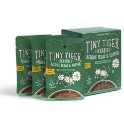 Tiny Tiger Lickables, Senior Formula, Tuna & Chicken Recipe, Bisque Cat Treat & Topper -Almo nature Sales 299260 PT7. AC SS1800 V1696605624