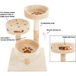 Pet Adobe 3-Tier 27.5-in Cat Tree & Condo 11 Pet Adobe 3-Tier 27.5-in Cat Tree & Condo -Almo nature Sales 314981 PT2. AC SS1800 V1626393097
