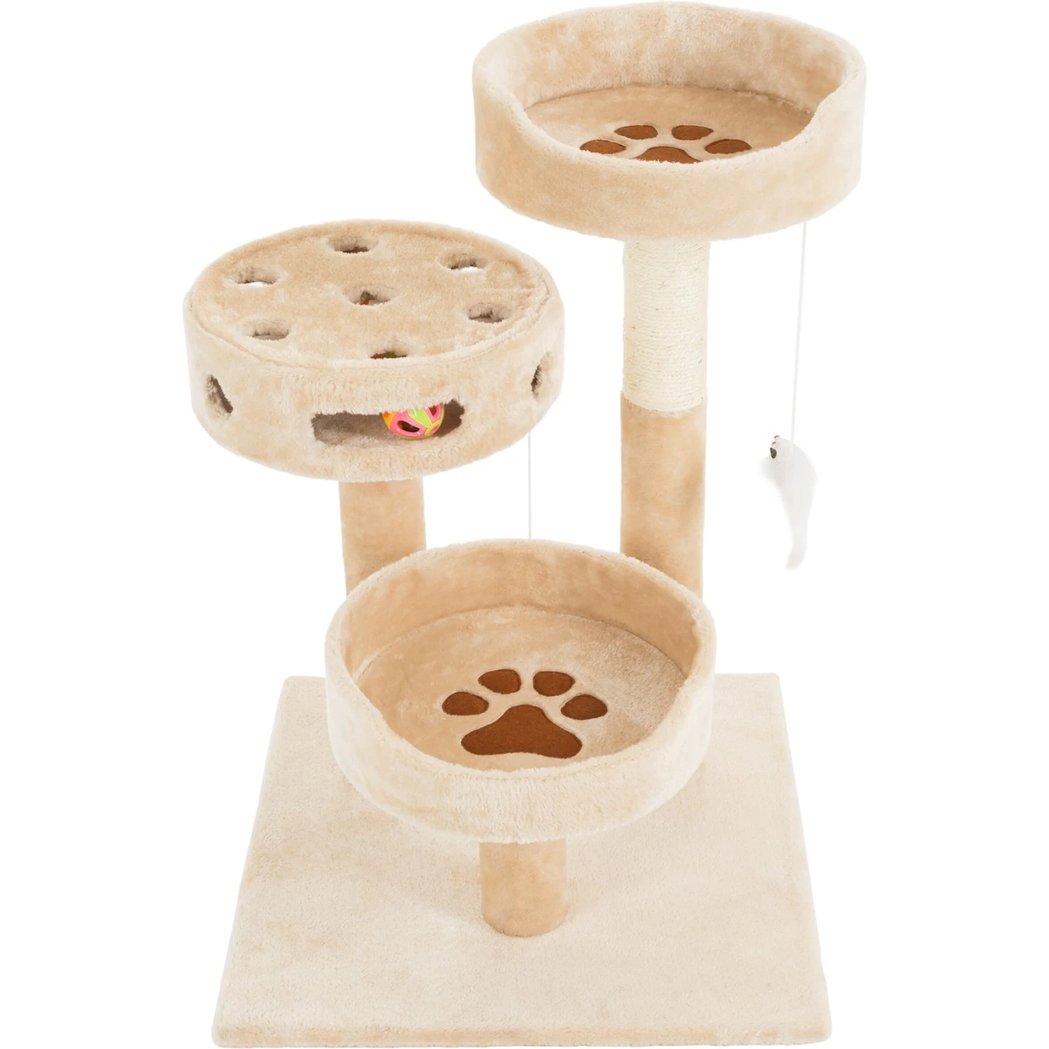 Pet Adobe 3-Tier 27.5-in Cat Tree & Condo 9 Pet Adobe 3-Tier 27.5-in Cat Tree & Condo - Image 7