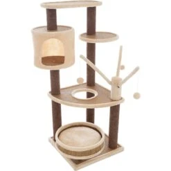Pet Adobe 6-Tier 43.5-in Cat Tree & Condo -Almo nature Sales 314987 PT6. AC SS1800 V1626386489