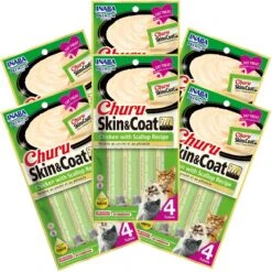 Inaba Churu Grain-Free Skin & Coat Chicken With Scallop Recipe Lickable Cat Treat, 24 Count 10 Inaba Churu Grain-Free Skin & Coat Chicken With Scallop Recipe Lickable Cat Treat, 24 Count -Almo nature Sales 316861 PT2. AC SS1800 V1633453579