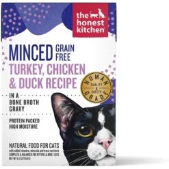 The Honest Kitchen Grain-Free Minced Turkey, Chicken & Duck In Bone Broth Gravy Wet Cat Food