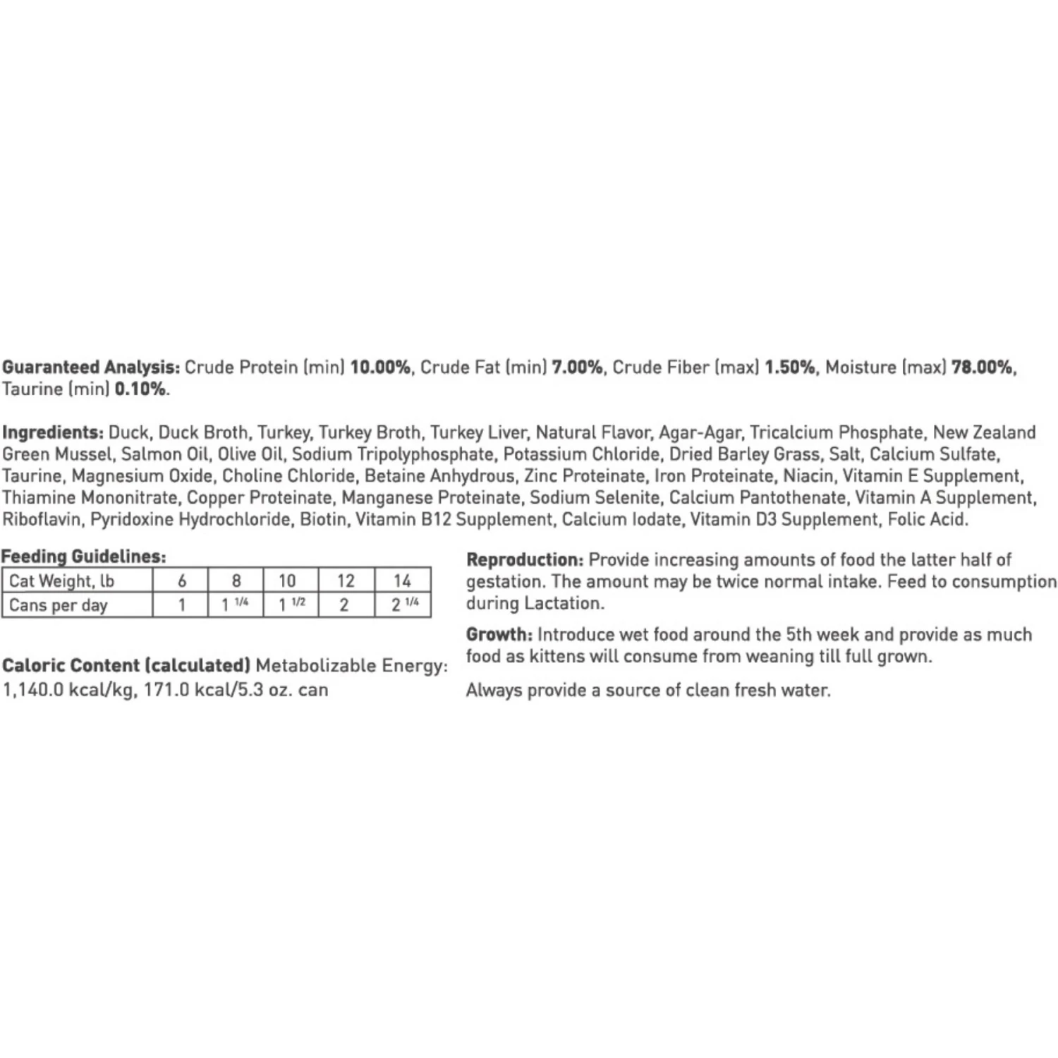 Dr. Elsey's Cleanprotein Duck & Turkey Recipe Wet Cat Food 4 Dr. Elsey's Cleanprotein Duck & Turkey Recipe Wet Cat Food - Image 2