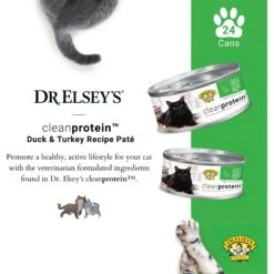 Dr. Elsey's Cleanprotein Duck & Turkey Recipe Wet Cat Food 11 Dr. Elsey's Cleanprotein Duck & Turkey Recipe Wet Cat Food -Almo nature Sales 325184 PT2. AC SS1800 V1702306015