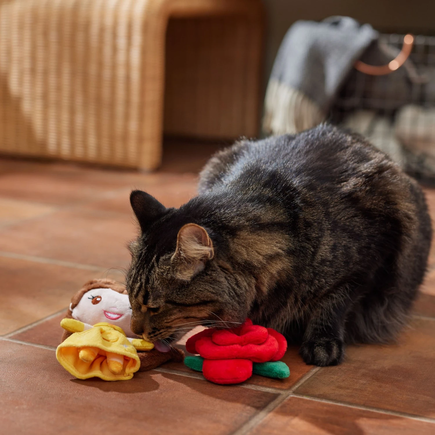 Disney Princess Belle Plush Cat Toy With Catnip, 2 Count 5 Disney Princess Belle Plush Cat Toy With Catnip, 2 Count - Image 3