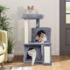 Coziwow By Jaxpety Faux Fur Cat Tree Tower & Condos With Scratch Posts, 34-inch, Grey -Almo nature Sales 330934 MAIN. AC SS1800 V1672761168