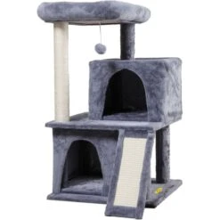 Coziwow By Jaxpety Faux Fur Cat Tree Tower & Condos With Scratch Posts, 34-inch, Grey 14 Coziwow By Jaxpety Faux Fur Cat Tree Tower & Condos With Scratch Posts, 34-inch, Grey -Almo nature Sales 330934 PT3. AC SS1800 V1632320499