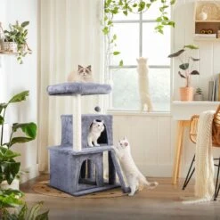 Coziwow By Jaxpety Faux Fur Cat Tree Tower & Condos With Scratch Posts, 34-inch, Grey 19 Coziwow By Jaxpety Faux Fur Cat Tree Tower & Condos With Scratch Posts, 34-inch, Grey -Almo nature Sales 330934 PT8. AC SS1800 V1642180889