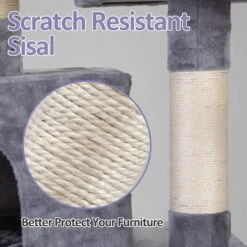 Coziwow By Jaxpety 58-in Cat Tree & Condo With Hammock, Grey 18 Coziwow By Jaxpety 58-in Cat Tree & Condo With Hammock, Grey -Almo nature Sales 330952 PT7. AC SS1800 V1663604041