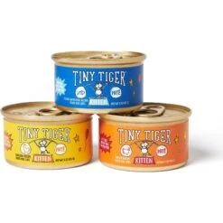 Tiny Tiger, Kitten Classic, Ocean Whitefish Pate Recipe, Canned Cat Food -Almo nature Sales 330994 PT5. AC SS1800 V1642187801