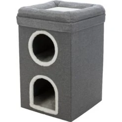 TRIXIE Saul 2-Story Cat Condo & Perch, Gray -Almo nature Sales 333730 PT4. AC SS1800 V1634078496