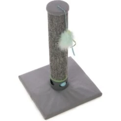 SmartyKat Playful Post Carpet Cat Scratching Post With Track Toy Base -Almo nature Sales 336399 PT5. AC SS1800 V1634310474