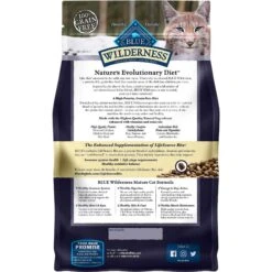 Blue Buffalo Wilderness High Protein Natural Grain-Free Chicken Mature Dry Cat Food & Blue Buffalo Wilderness Pate Variety Pack Duck, Chicken & Salmon Grain-Free Cat Canned Food -Almo nature Sales 338653 PT2. AC SS1800 V1635897913