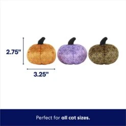 Frisco Halloween Bougie Pumpkins Plush Cat Toy With Catnip -Almo nature Sales 344014 PT1. AC SS1800 V1689877683