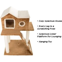 Pet Adobe 3-Tier 34.5-in Sisal Cat Tree -Almo nature Sales 345022 PT2. AC SS1800 V1637279801