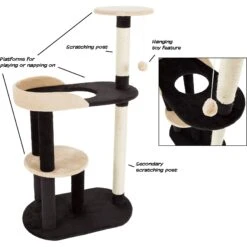 Pet Adobe 4-Tier Sisal 42-in Cat Tree -Almo nature Sales 345026 PT2. AC SS1800 V1637284886