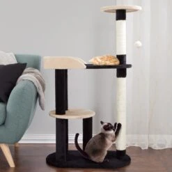 Pet Adobe 4-Tier Sisal 42-in Cat Tree -Almo nature Sales 345026 PT3. AC SS1800 V1637286405