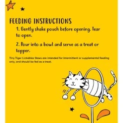 Tiny Tiger Lickables Stew Chicken & Veggies Recipe Cat Treat & Topper 14 Tiny Tiger Lickables Stew Chicken & Veggies Recipe Cat Treat & Topper -Almo nature Sales 345122 PT4. AC SS1800 V1697054635