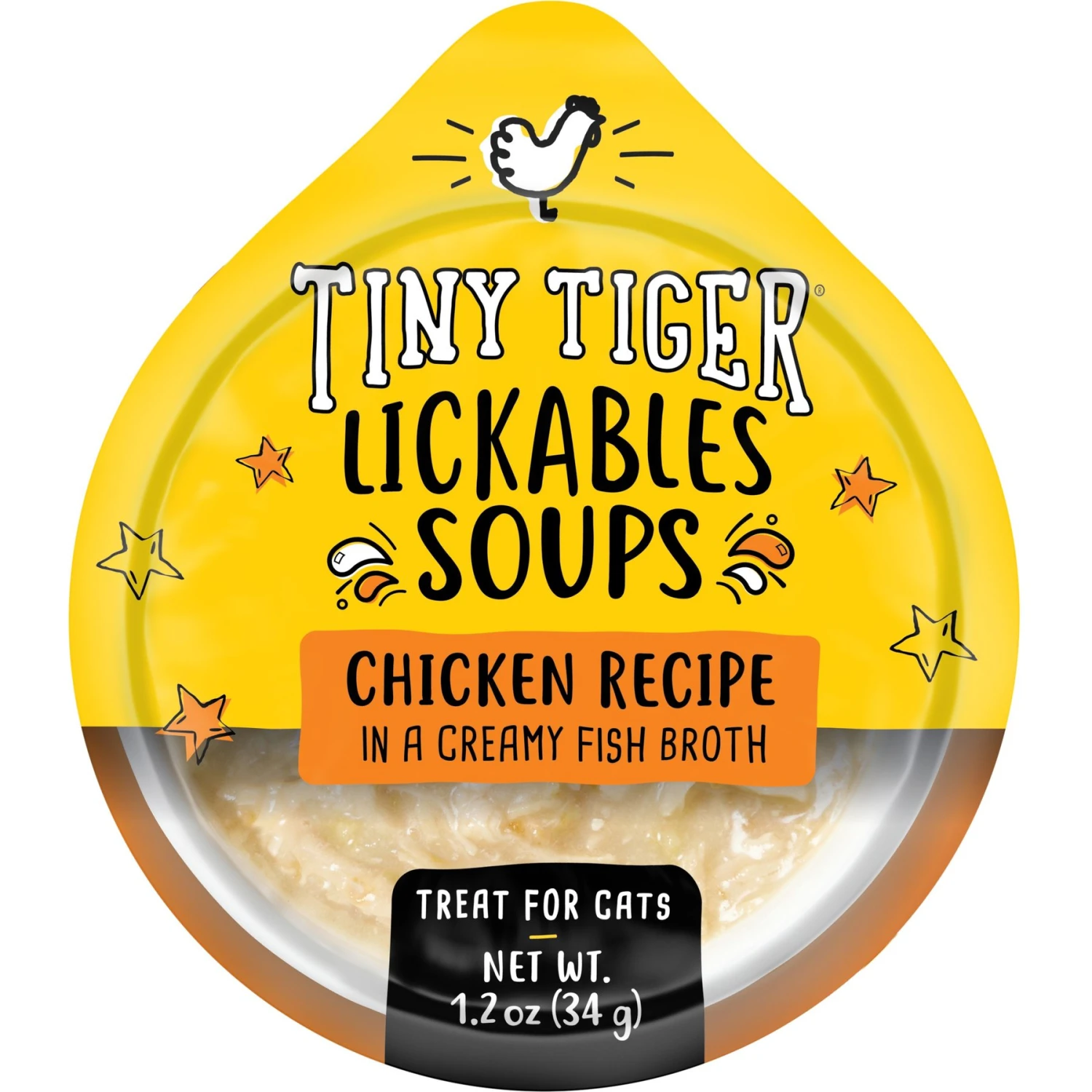 Tiny Tiger Lickables Soup Chicken Recipe In A Creamy Fish Broth Cat Treat & Topper 3 Tiny Tiger Lickables Soup Chicken Recipe In A Creamy Fish Broth Cat Treat & Topper