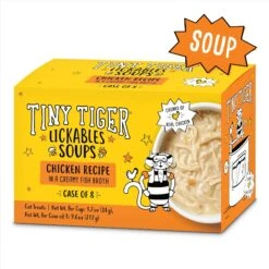 Tiny Tiger Lickables Soup Chicken Recipe In A Creamy Fish Broth Cat Treat & Topper 11 Tiny Tiger Lickables Soup Chicken Recipe In A Creamy Fish Broth Cat Treat & Topper -Almo nature Sales 345179 PT1. AC SS1800 V1696613954