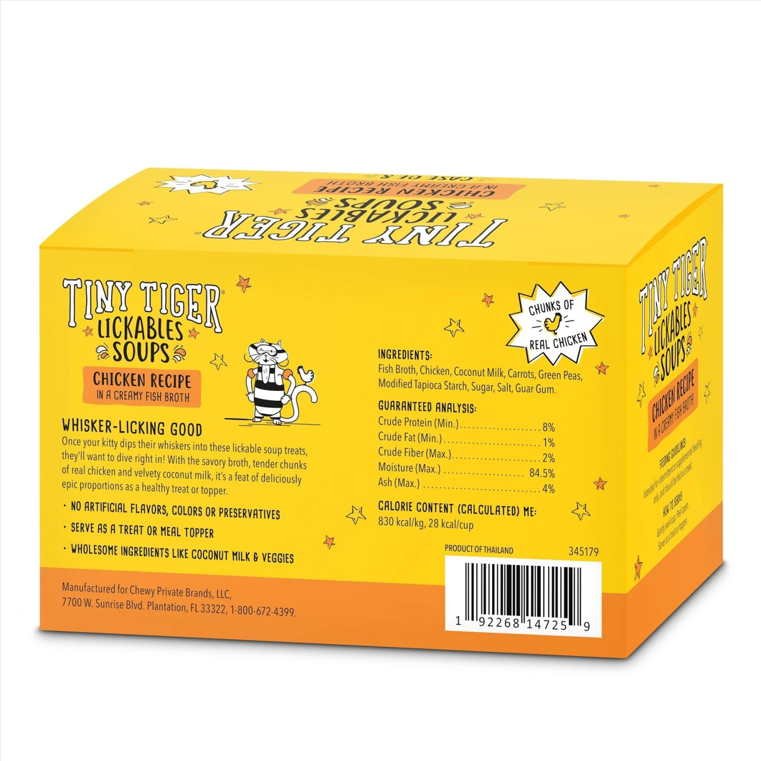 Tiny Tiger Lickables Soup Chicken Recipe In A Creamy Fish Broth Cat Treat & Topper 5 Tiny Tiger Lickables Soup Chicken Recipe In A Creamy Fish Broth Cat Treat & Topper - Image 3