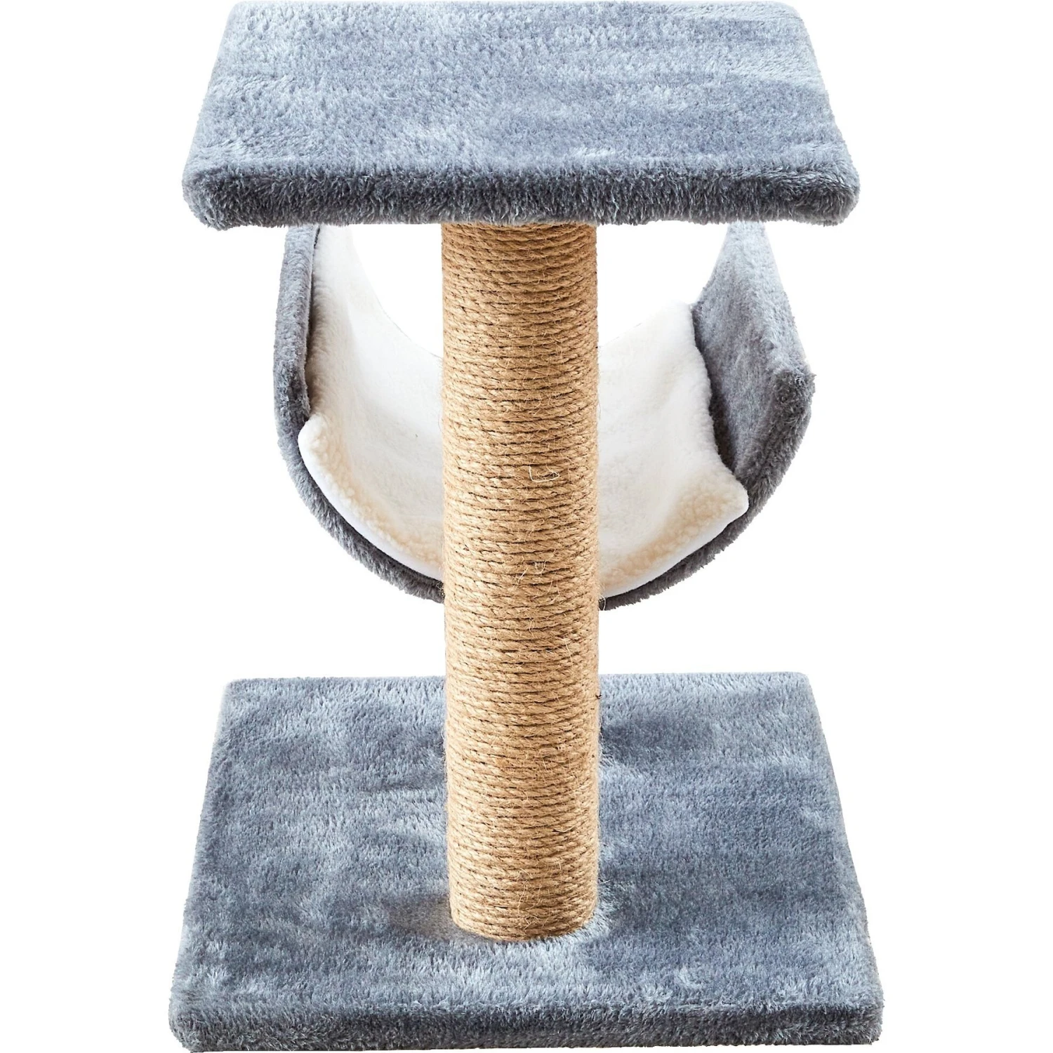 Two By Two The Hazel Sisal Cat Tree, Small, Grey 4 Two By Two The Hazel Sisal Cat Tree, Small, Grey - Image 2